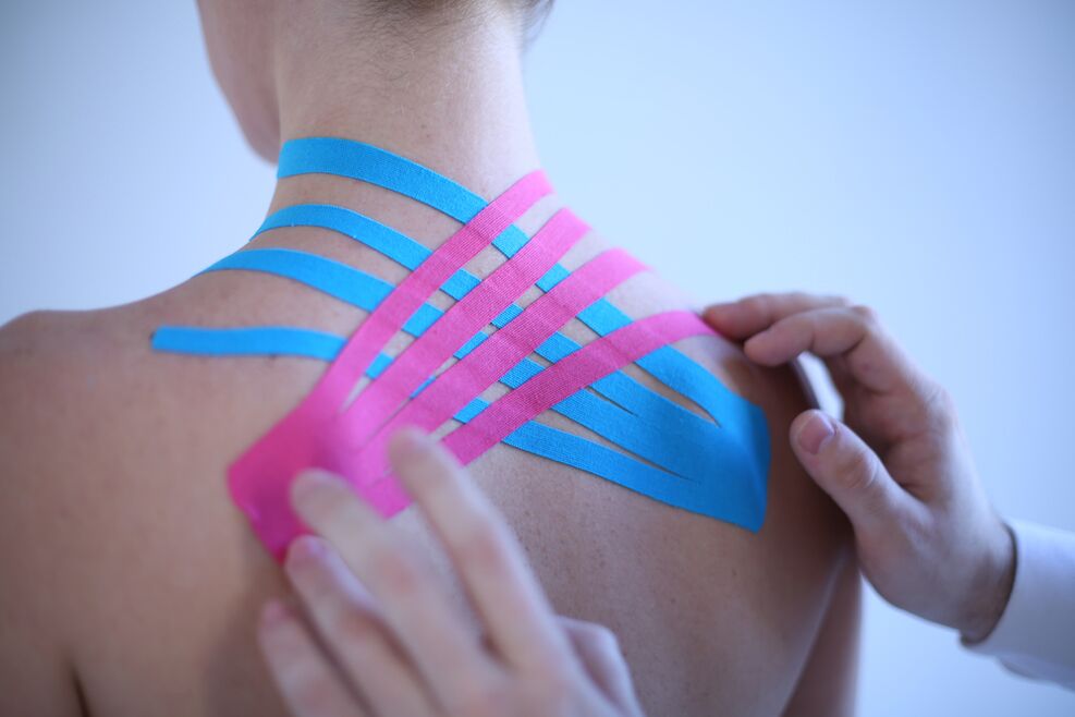 kinesiotaping w leczeniu osteochondrozy kręgosłupa